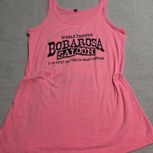 Saloon Pink Tank Top - Women's Graphic Tank XL